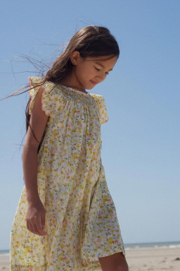 Stella smocked dress in Liberty