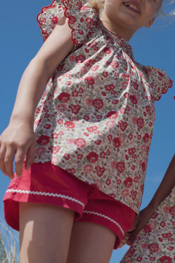 Blouse Paloma smockée en Liberty