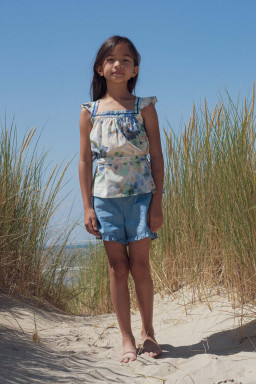 Short Brigitte en chambray