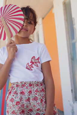 Tee-shirt BIRD en Liberty