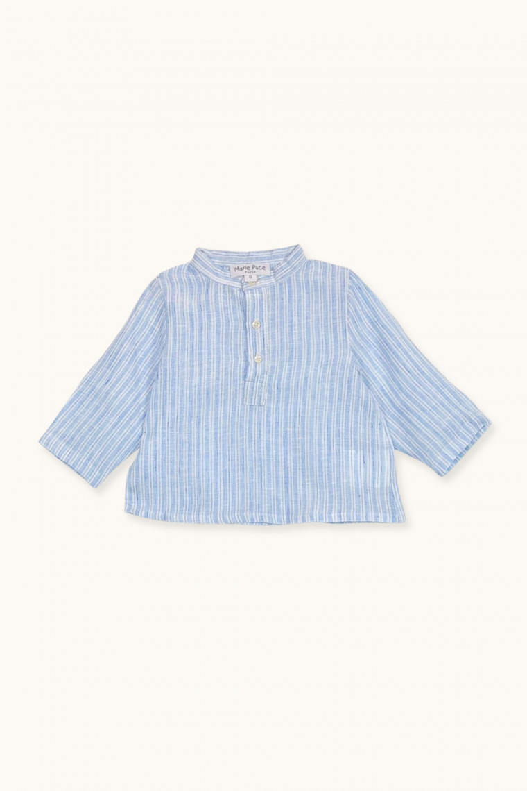 Emile baby shirt in linen
