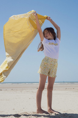 Tee-shirt bébé AMOUR en Liberty