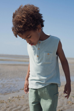 Tee-shirt sans manches Lino