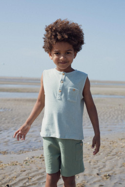 Tee-shirt sans manches Lino