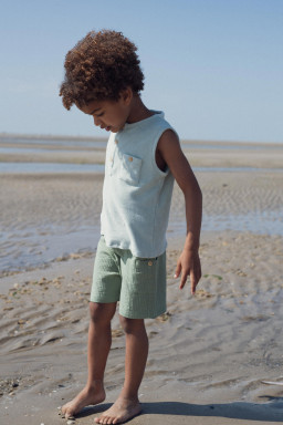 Tee-shirt sans manches Lino