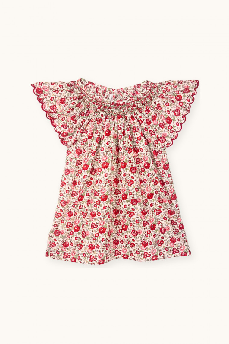 Blouse femme Paloma smockée en Liberty