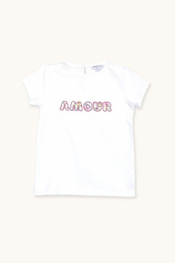 Tee-shirt femme Amour en Liberty