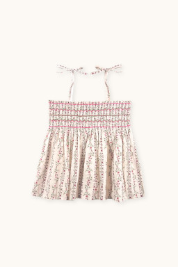Women Hand-smocked Indie top
