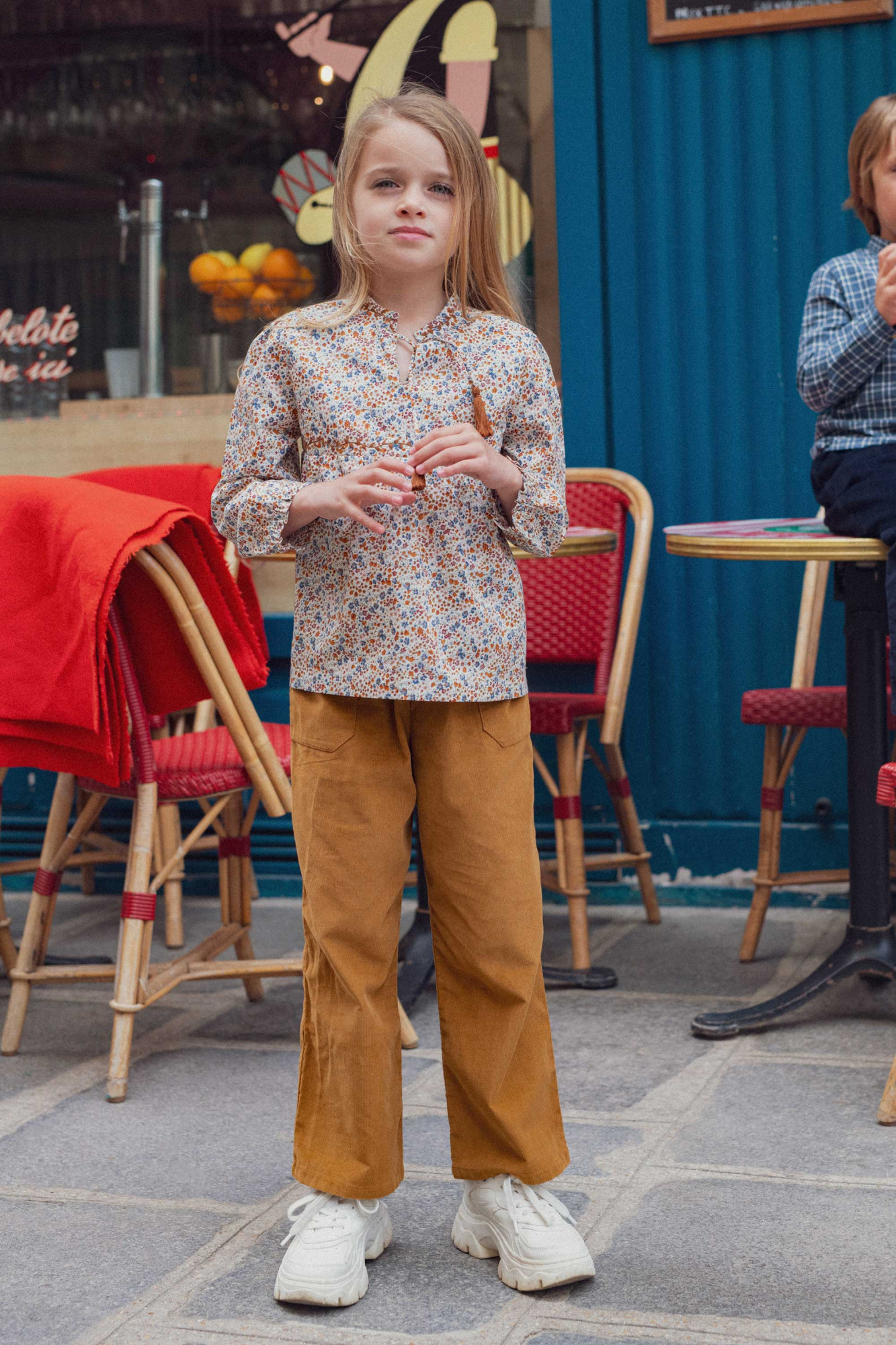 Look Fille Hiver 2024 - Marie Puce Paris - Blouse Liberty Leonor
