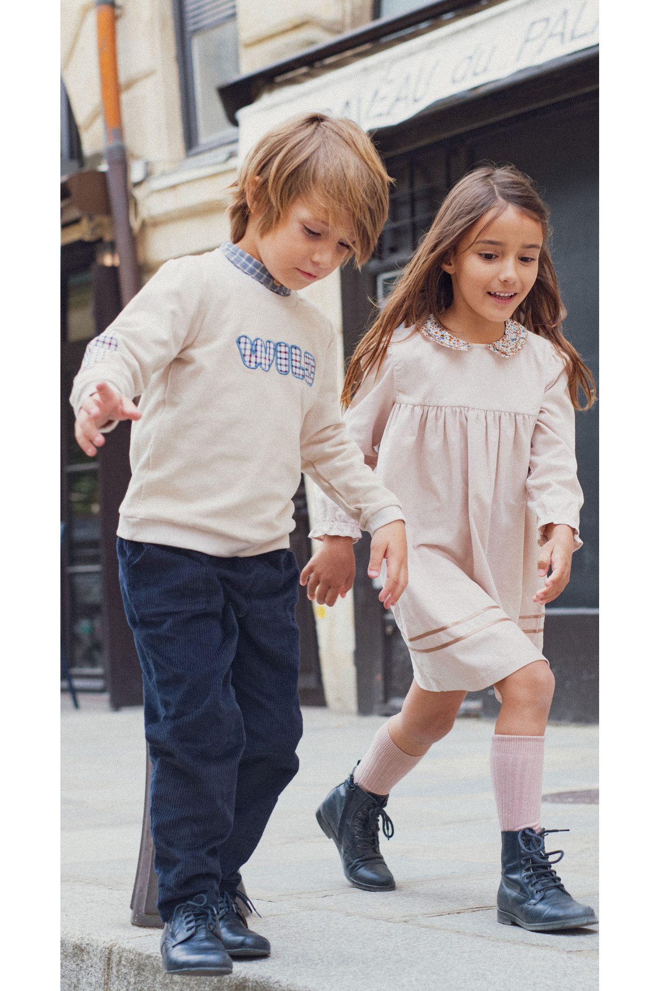 Look Garçon Hiver 2024 - Marie Puce Paris -Sweat Wild