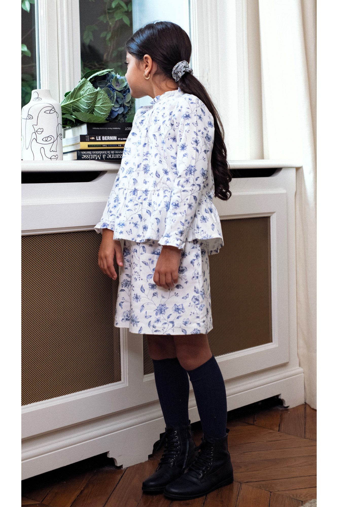 Look Fille Hiver 2024 - Marie Puce Paris - Blouse Arielle
