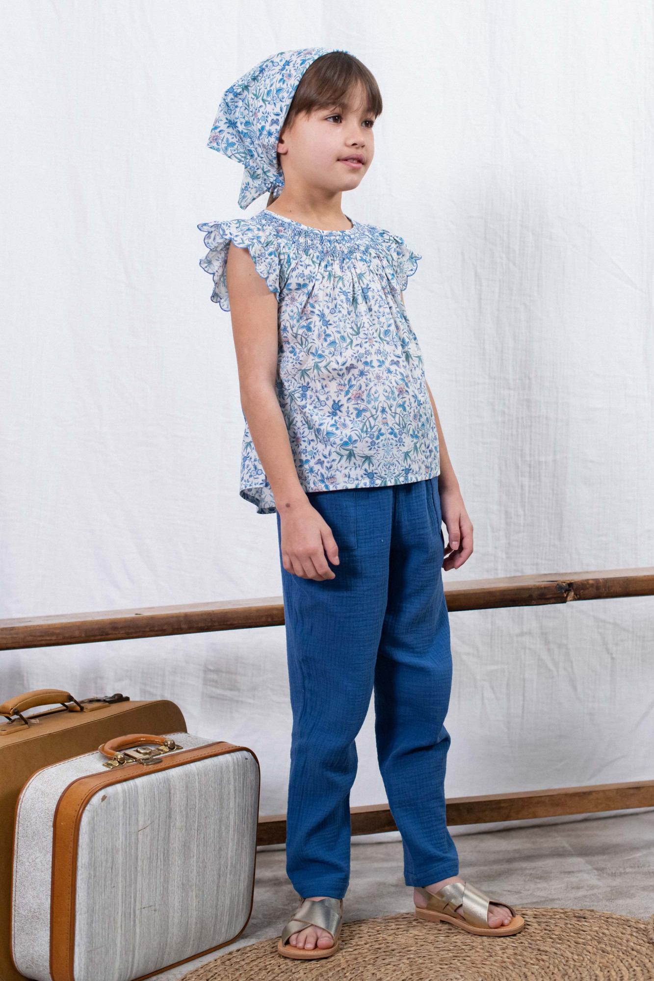Marie Puce Sydney Short, Slate Blue main image 1