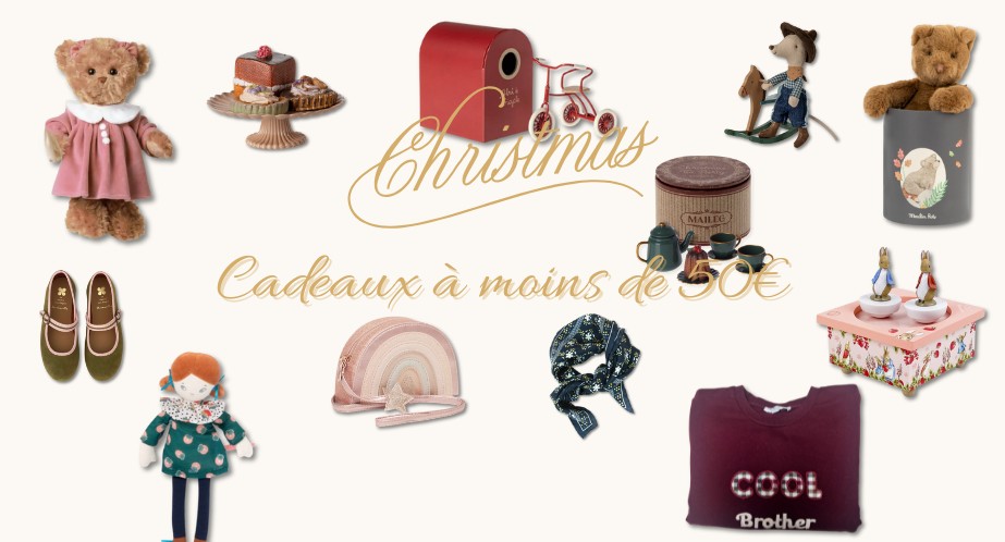 Cadeaux Noel à moins de 50€