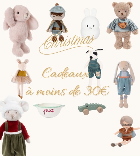 Cadeaux à moins de 30€