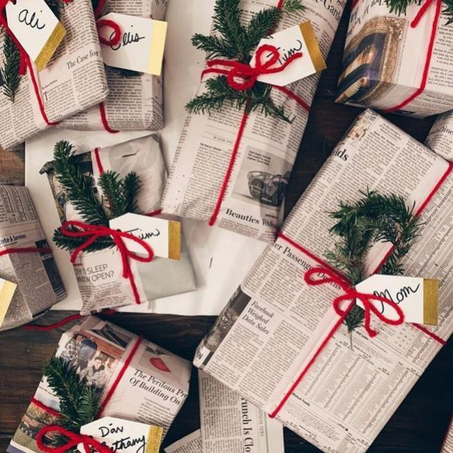 Idées pour réaliser des emballages cadeaux originaux pour Noël